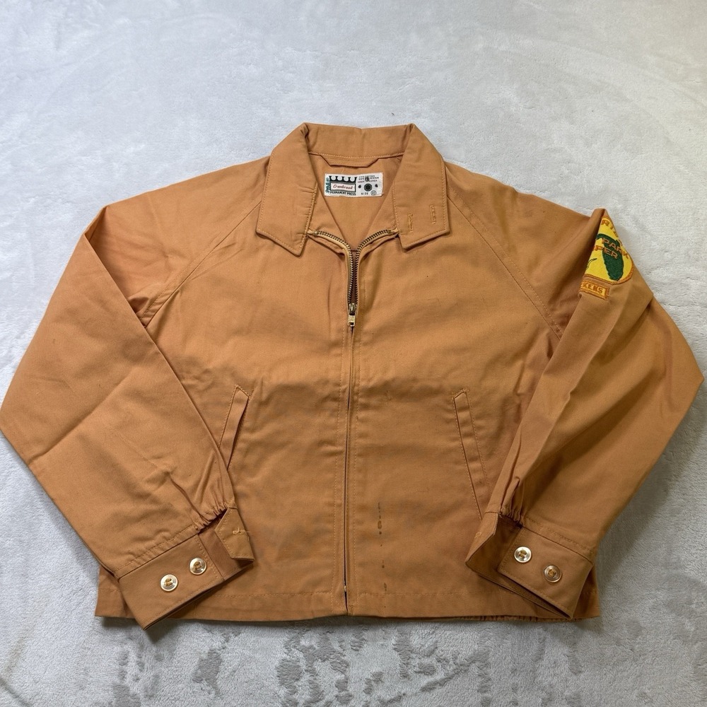 Vintage Cranbrook‎ Jacket Florida State Park Camper Patch YKK 70s Size 10